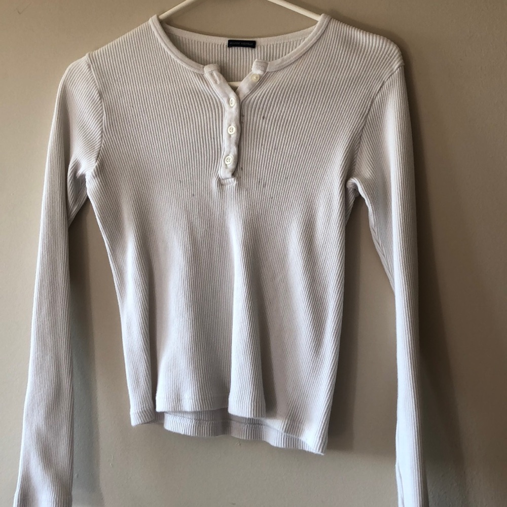 White brandy melville long sleeve
